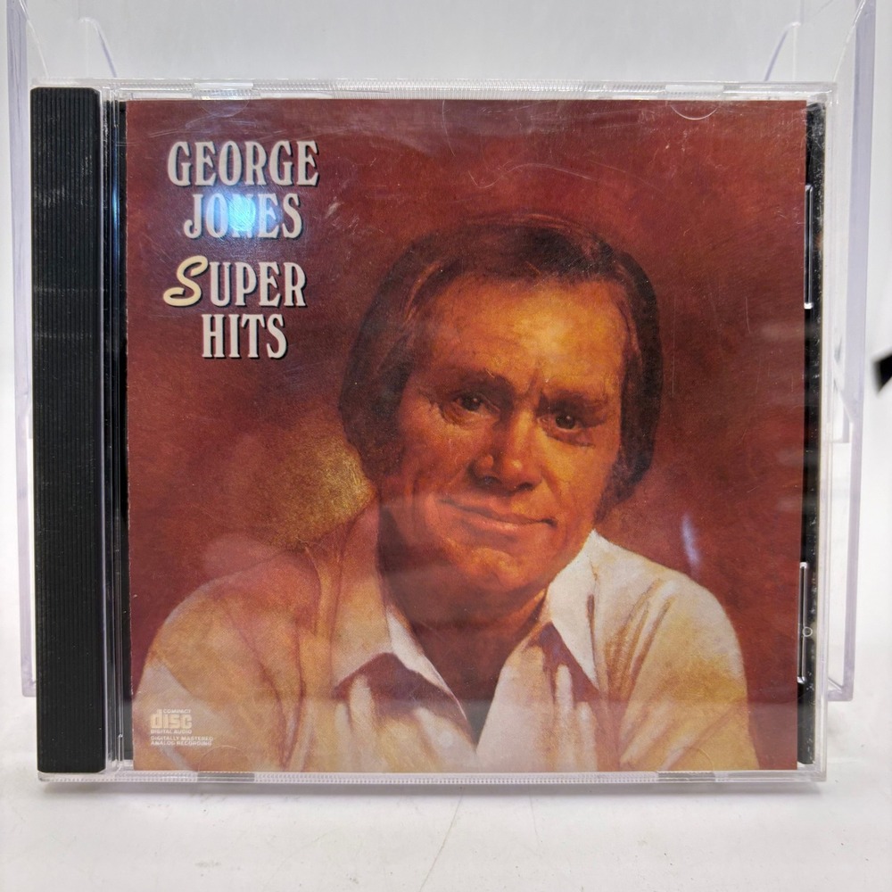George Jones Super Hits CD 1987 Epic EK 40776 Tennessee Whiskey White Lightnin